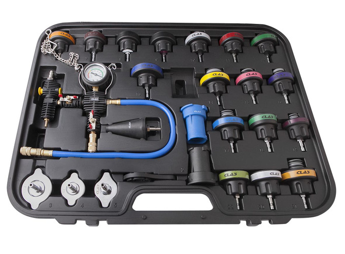 Zusatzbild 1 Kühlsystem Prüf- und Befüllset 29 teilig Zusatzbild 1 Kühlsystem Prüf- und Befüllset 29 teilig