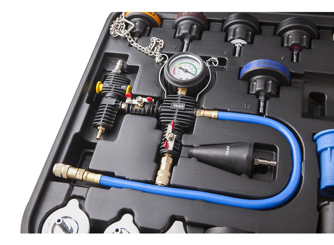 Zusatzbild 2 Kühlsystem Prüf- und Befüllset 29 teilig Zusatzbild 2 Kühlsystem Prüf- und Befüllset 29 teilig