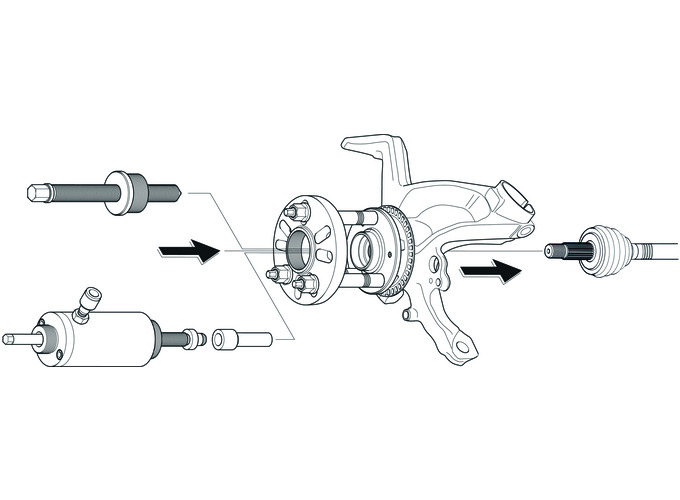 Zusatzbild 2 Abziehersatz für Radnaben etc. Zusatzbild 2 Abziehersatz für Radnaben etc.